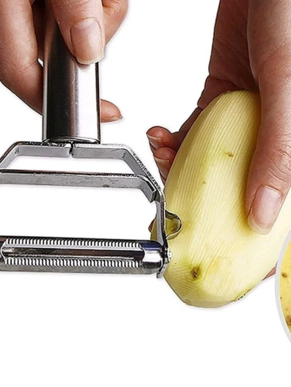> 3 In 1 Dual Blade Vegetable And Fruit Kitchen Tool
